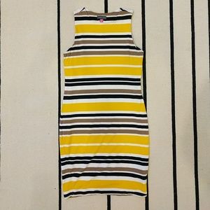 Striped sleeveless jersey summer dress